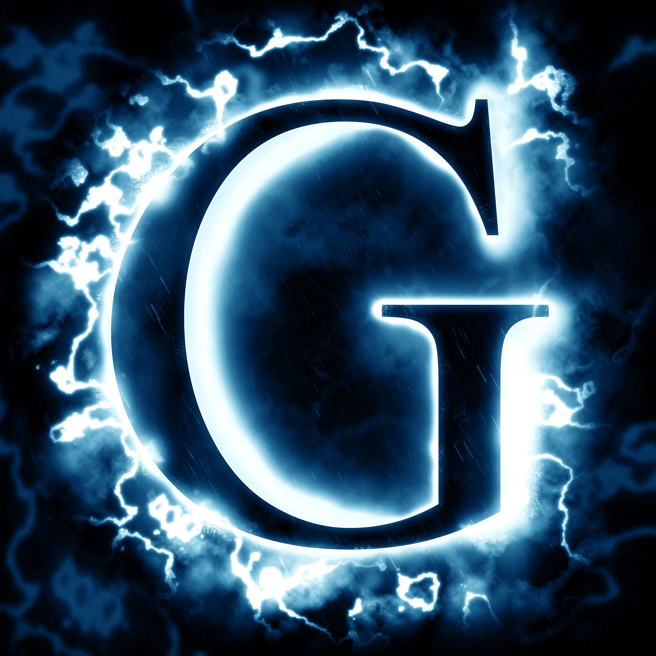 Greenfield Electric LLC - Electrician Greenfield Electric LLC logo - Capital G with electricity around the letter