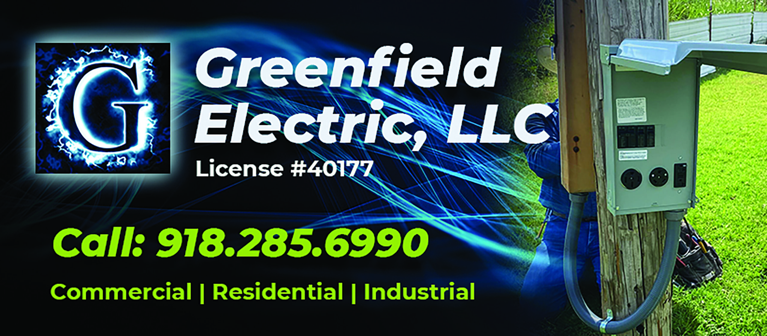Greenfield FB Cover_r1 Greenfield Electric, LLC Services